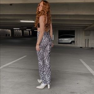 zebra shein y2k pants